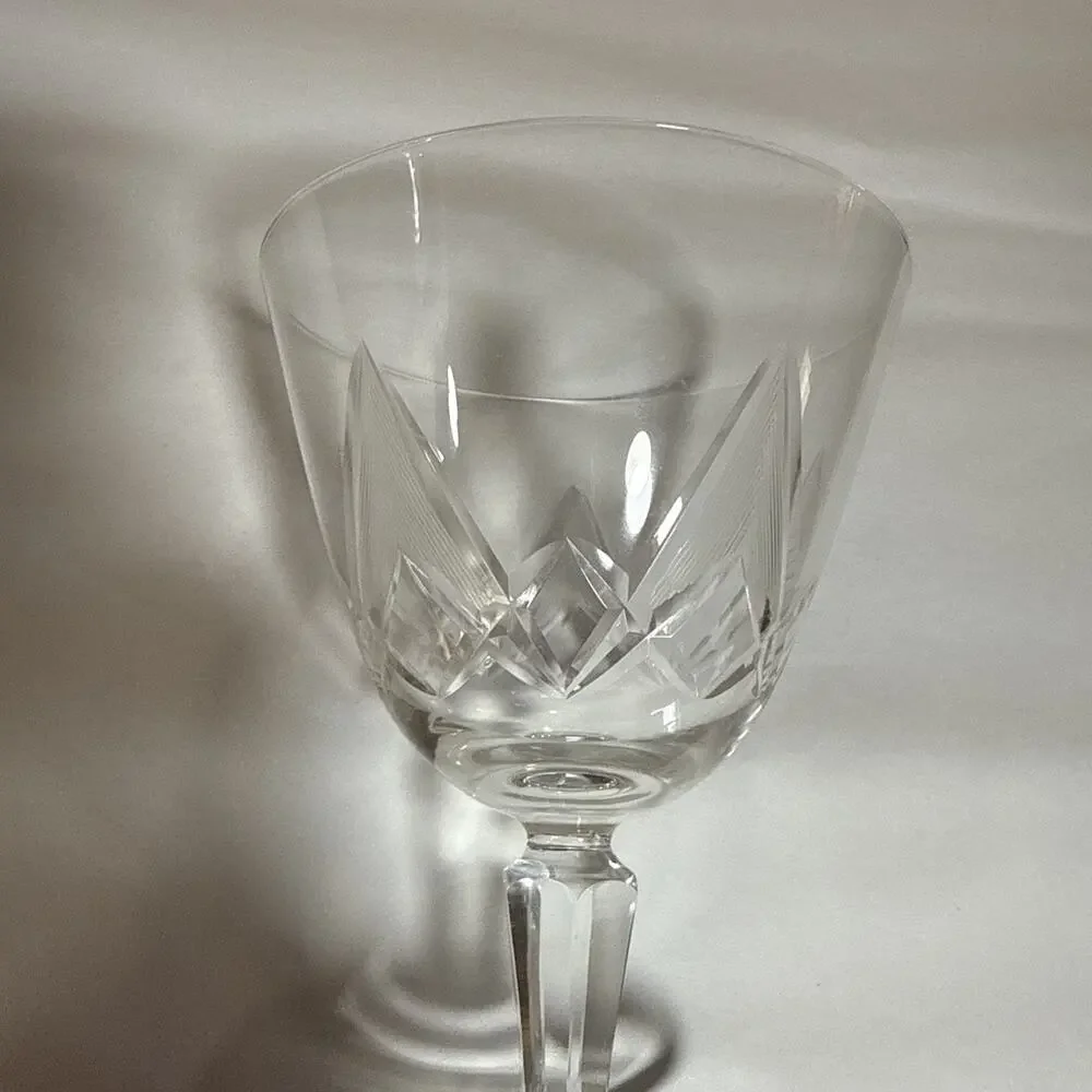 40 Pieces Art Deco Cocktail Glasses Vintage Etched Empire or Star Burst Pattern